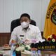 15 Kalteng HL Wakil Gubeddrnur Kalteng H Edy Pratowo saat menghadiri virtual rapat kesiapan PPKM