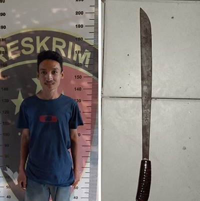 Hamid Dianiaya Pemuda Mabuk dengan Mandau 1 5 aniaya 2klm