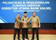 Hanawijaya Resmi Jabat Posisi Direktur Utama Bank Kalsel