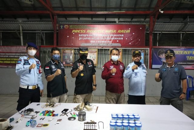 Tegaskan Komitmen dalam Menjaga Kamtib, Kadivpas Gelar Satops Patnal Pemasyarakatan di Lapas Banjarmasin 1 IMG 20211209 WA0003 scaled