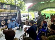 Hentikan Laju Wabah Covid-19, Lanal Banjarmasin Gelar Vaksinasi Maritim