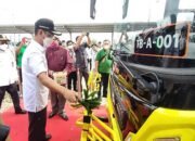 Bus Trans Banjarbakula di Launching