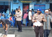Berhaiah MotorGebyar Vaksinasi Presisi Polres Kotabaru Dibanjiri Warga
