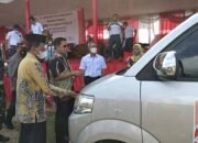 Hibah Ambulans Dari Perusahaan untuk Puskesmas Berangas