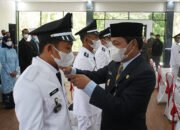 Bupati Lantik Belasan Kades Hasil Pilkades Serentak 2021