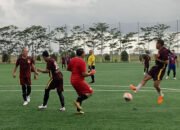 Laga Persahabatan tapi berlangsung seru