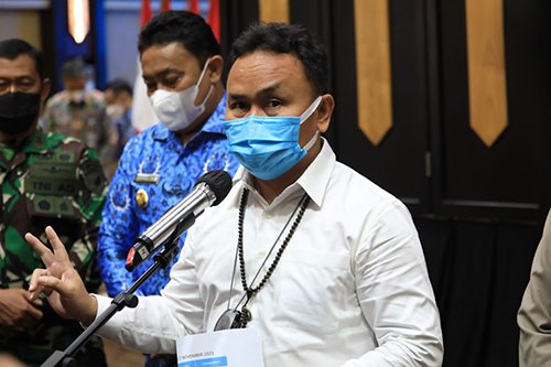 Realisasi Vaksinasi Kalteng Masuk Sepuluh Besar Nasional 1 15 Kalteng HL Gubernur Kalteng H Surrgianto Sabran