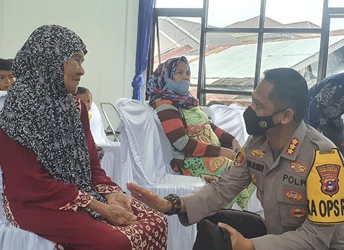 Polresta Banjarmasin Ganti Uang Transport 1 5 vaksin 3klm 2