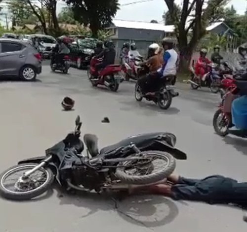 Laka Maut di Depan STIMIK 1 6 laka 3klm