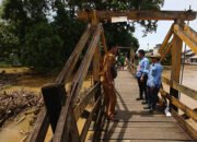 Rusak Akibat Banjir, Jembatan Pingaran Diperbaiki