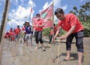 PDI Perjuangan Tanam Pohon Mangrove