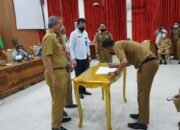Penandatanganan Perjanjian Kinerja Lingkup Sekretariat Daerah Kota Banjarbaru