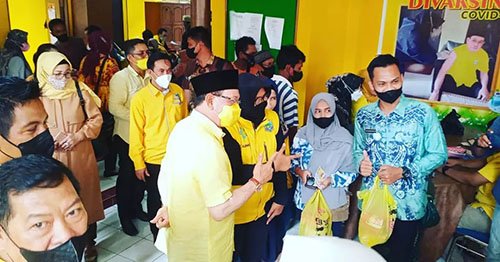 Sayed Jafar Pantau Gelaran Vaksinasi dI Dua Tempat 1 hal 16 K Baru 3 klm 3