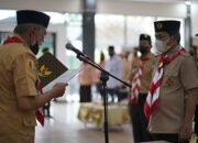 Bupati Balangan Dilantik Jadi Ketua Mabicab Gerakan Pramuka