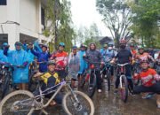 Dispora Kalsel Gelar Gowes Gethering Bersama Komunitas Sepeda