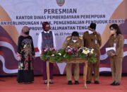 Kantor DP3APPKB Kalteng Diresmikan