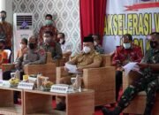 Gubernur Suport Vaksinasi Serentak di Mapolresta Palangka Raya