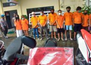 13 Sepeda Motor dengan 15 Pelaku Diamankan