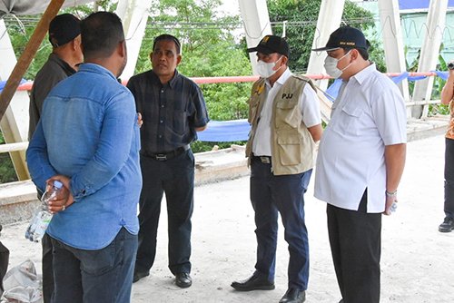 Penyelesaian Jembatan Paringin Molor ke Maret 2022 1 7 4klm