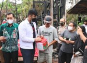 Sambangi Korban, Kebakaran CEO HEI Ammar Zoni Berikan Bantuan