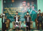 Ketua Mustasyar NU Banjarmasin Ibnu Sina Buka Diklat Terpadu Dasar (DTD) PC GP Ansor