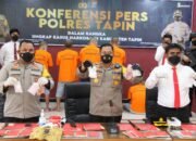 Polres Tapin Berhasil Ungkap Peredaran Narkoba sebanyak 35,78 gram Sabu-sabu