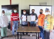 Penandatanganan MOU Desa Sungai Cuka dengan PLN Menuju Desaku Terang