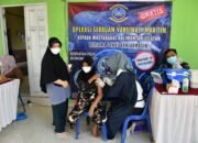 Sukseskan Program Pemerintah, Nakes Lanal Banjarmasin Gelar Vaksinasi di Banjarbaru