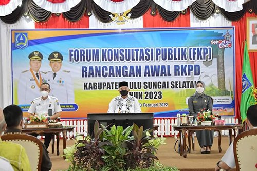 Forum Konsultasi Publik HSS Sempurnakan Ranwal RKPD 2023 1 hal 12 HaSS 1 3 klm