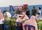 Dandim 1002 dan Kapolres HST Tinjau Vaksinasi Anak di SDIT Al Khair