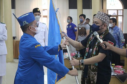 15 Bartim Pengukuhan pengurus KNPI Bartim 2020 2023
