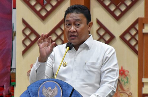 15 Kalteng 3 Wakil Gubernur Kalteng H Edy Pratowo saat menyampaikan sambutan