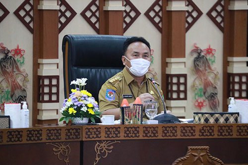 Gubernur Kalteng Ingatkan Kepala SKPD Tidak Terlibat Korupsi 1 15 Kalteng HL Gubernur Kalimantan Tengah H Sugianto Sabran saat menyampaikan arahannya