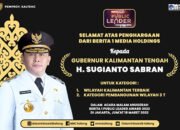 Gubernur Kalteng Raih Penghargaan Wilayah Kalimantan Terbaik