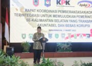 Gubernur Kalsel Ingatkan Kepala Daerah di Kalsel Jauhi Korupsi