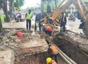 Pipa PDAM Bocor, Layanan Ledeng Tiga Kecamatan Terganggu