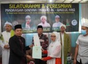 Madin Al-Qaulul Haq Diresmikan, Wali Kota Harapkan Lahir Genarasi Qur’ani