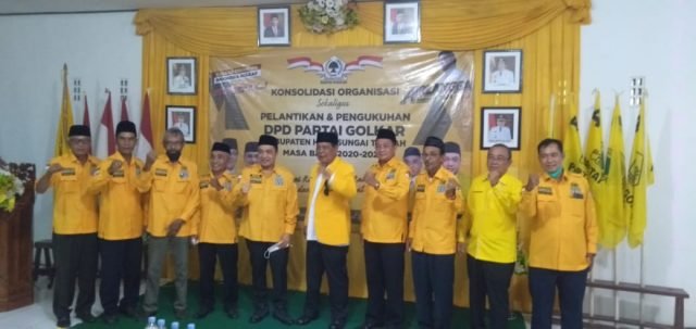 Pengurus DPD Partai Golkar HST Masa Bakti 2020-2025 Dilantik 1 IMG 20220307 WA0040 scaled