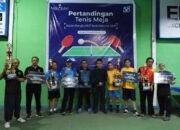 Serangkaian HUT Bank Kalsel ke 58, Gelar Turnamen Tenis Meja