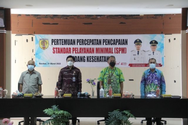 Bupati HST Buka Pertemuan Percepatan Capaian SPM Bidang Kesehatan 1 IMG 20220331 WA0045 scaled
