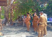 Tagana HSS Gotong-Royong Bangun Rumah Warga Pasca Kebakaran