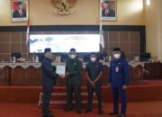 Rapat ParipurnaWabup Balangan Sampaikan LKPJ Bupati Tahun 2021