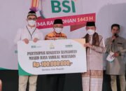 Sambut Ramadhan BSI dan BaznasGelar Pasar UKM di Masjid Sabillal Muhtadin