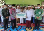 Santunan Yatim Diserahkan di Ponpes Tahfidzul Qur’an Raudhatul Amin