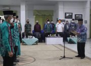 Wabup Hadiri Pelantikan KAHMI dan FORHATI HSS 2022-2027