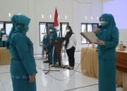 Ketua TP PKK Kecamatan Lampihong dan Delapan Desa Dilantik Bersamaan