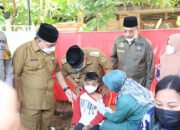 Paman Birin Tinjau Vaksinasi Bergerak di HSU
