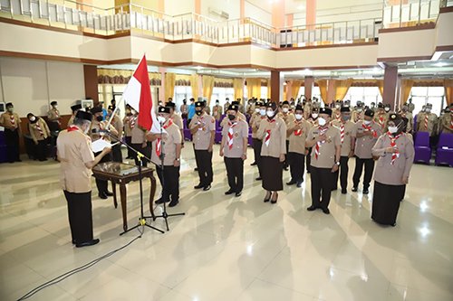 Pelantikan Mabicab Gerakan Pramuka HSU 1 hal 2 HSU 4 klm