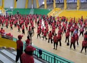 PDI Perjuangan Gelar Senam Sicita [] Pecahkan Rekor MURI