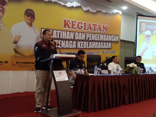 Dispora Kalsel gelar Pelatihan Pengembangan Tenaga Keolahragaan 3 13 2klm kadispora jpg 1